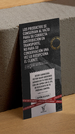 Certificado de calidad Carnicería Víctor Salvo