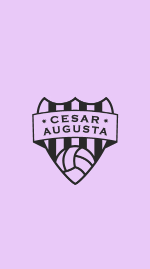 Logo contraste en accent Fútbol Sala Femenino César Augusta
