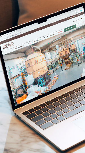 Diseño web creado para Cafés el criollo por Birdcom