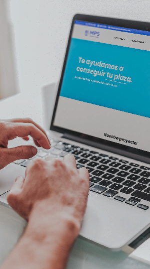 Web gestionada por Birdcom para MPS Oposiciones