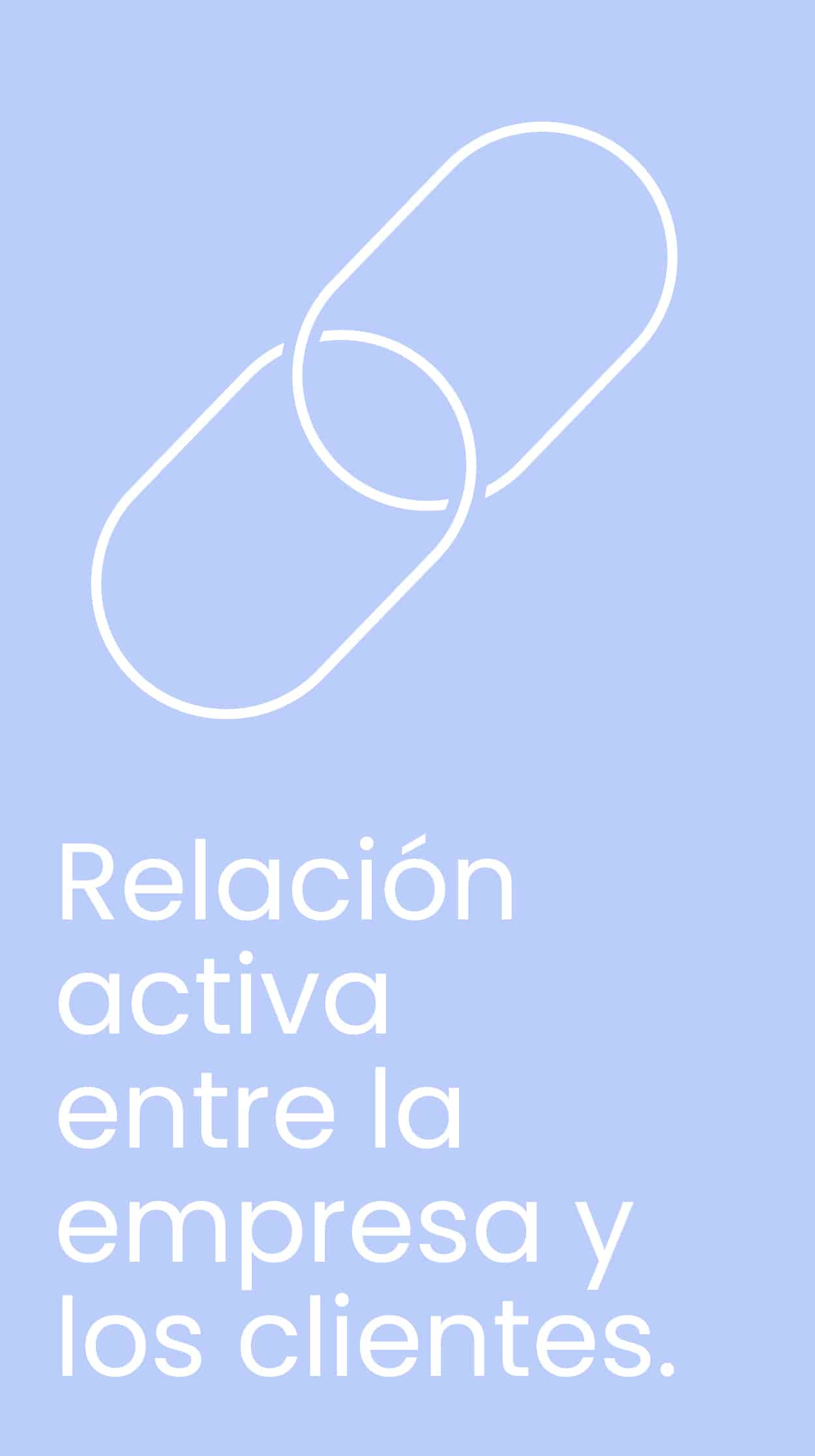 Relación activa entre la empresa y los clientes
