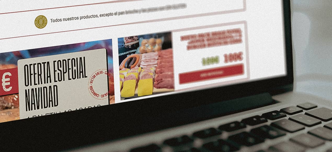 desarrollo web con estrategia seo para carniceria victor salvo