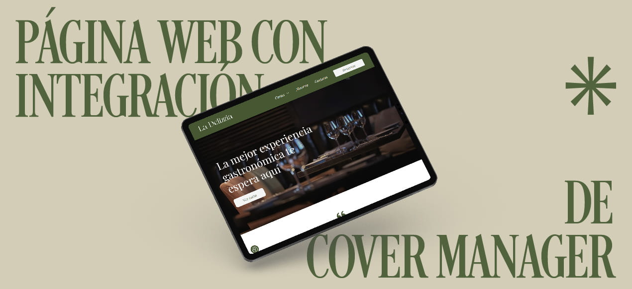 Diseño y creacion de pagina web con integración de cover manager