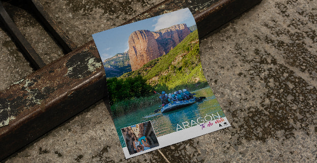 Poster publicitario para el Turismo de Aragón
