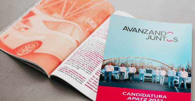 Marquesina con publicidad creada en Birdcom
